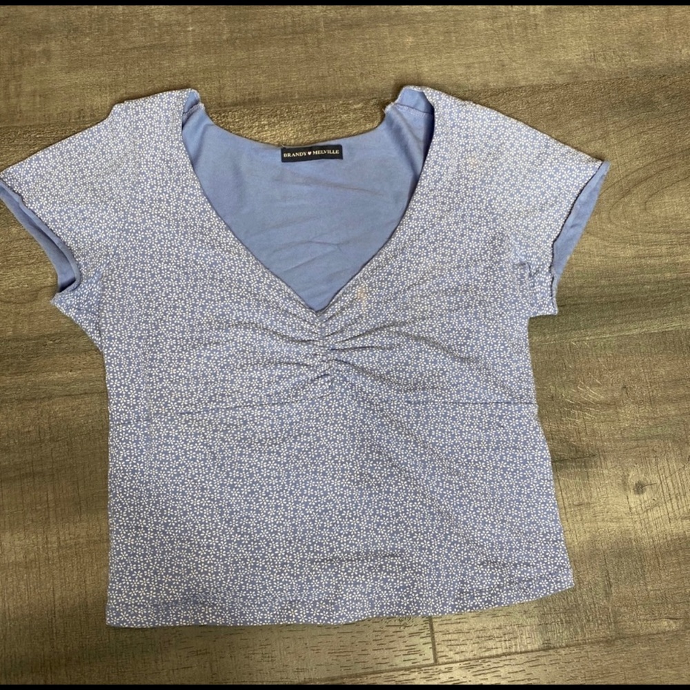 Brandy Melville patterned shirt.